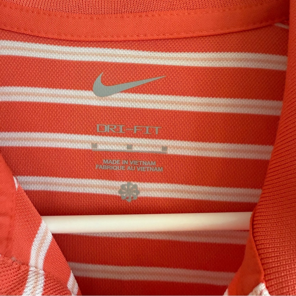 Nike men’s striped golf polo shirt - Picture 4 of 5